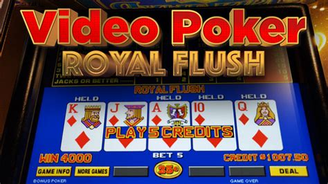 Play Royal Flush Party Video Poker slot